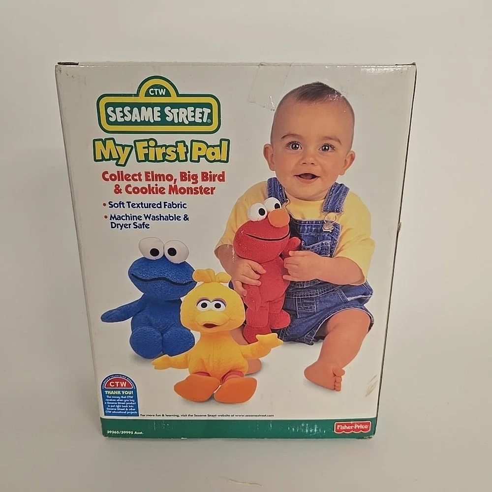 Big Bird My First Pal Sesame Street Fisher Price Vintage 1998‎ Tyco 0-24 Months